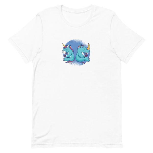 unisex-staple-t-shirt-white-front-6a17a8b6bf4c9.jpg Unicorn and Rhino T-Shirt