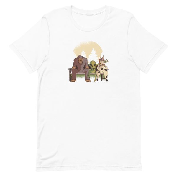 unisex-staple-t-shirt-white-front-6a17aca03484e.jpg Mythological Creatures T-Shirt