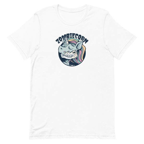 unisex-staple-t-shirt-white-front-6a17b0afa2cfa.jpg Zombiecorn T-Shirt