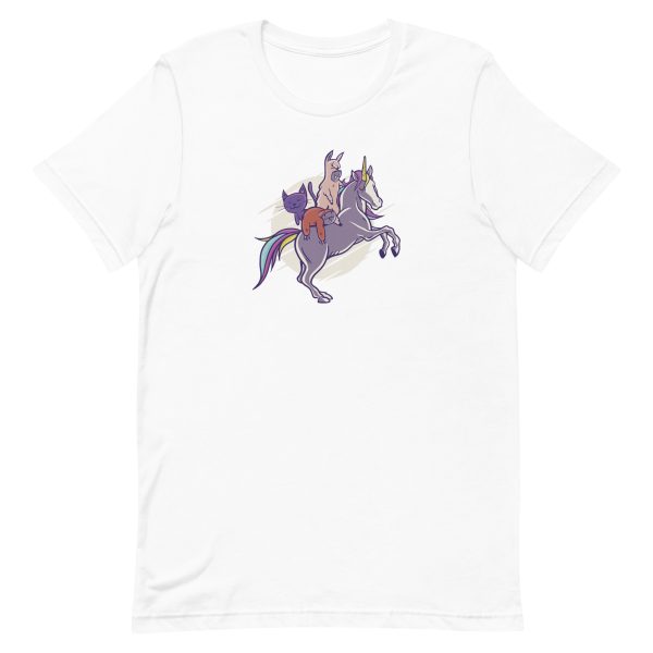 unisex-staple-t-shirt-white-front-6a17b1146fd04.jpg Cute Animals T-Shirt