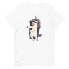 unisex-staple-t-shirt-white-front-6a17b92c55d56.jpg Unicorn Floss Dance T-Shirt