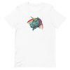 unisex-staple-t-shirt-white-front-6a17db4e8a14f.jpg Zombie Unicorn T-Shirt