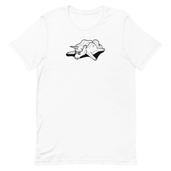 unisex-staple-t-shirt-white-front-6a17e7fddbd3e.jpg Tired Unicorn T-Shirt