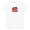 unisex-staple-t-shirt-white-front-6a17e8478aa0a.jpg Unicorn and Flamingo Beach T-Shirt
