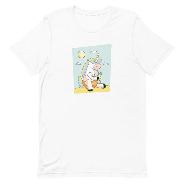 unisex-staple-t-shirt-white-front-6a17ea4811554.jpg Unicorn Drink T-Shirt
