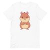 unisex-staple-t-shirt-white-front-6a18109b6e30b.jpg Angry Hamster T-Shirt
