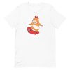 unisex-staple-t-shirt-white-front-6a1814373ce79.jpg Skater Hamster T-Shirt