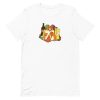 unisex-staple-t-shirt-white-front-6a181806a9eb0.jpg Hamster Junk Food T-Shirt