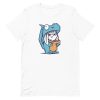 unisex-staple-t-shirt-white-front-6a181d2b46a1d.jpg Rabbit Dinosaur T-Shirt