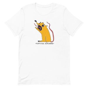 unisex-staple-t-shirt-white-front-6a181f009f732.jpg Perpetual Screaming T-Shirt