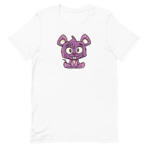 unisex-staple-t-shirt-white-front-6a182027db19b.jpg Cute Mouse T-Shirt