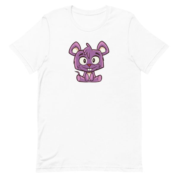unisex-staple-t-shirt-white-front-6a182027db19b.jpg Cute Mouse T-Shirt
