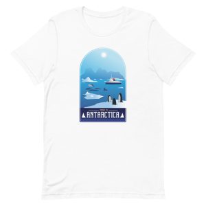 unisex-staple-t-shirt-white-front-6a18217d180fa.jpg Antarctica T-Shirt