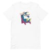 unisex-staple-t-shirt-white-front-6a1822a08911a.jpg Cool Penguin Cartoon T-Shirt