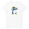 unisex-staple-t-shirt-white-front-6a1823410f9a1.jpg Dabbing Penguin T-Shirt