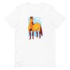 unisex-staple-t-shirt-white-front-6a182a338f08f.jpg Horse Illustration T-Shirt