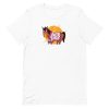 unisex-staple-t-shirt-white-front-6a182bfdacbfb.jpg Bathrobe Horse T-Shirt