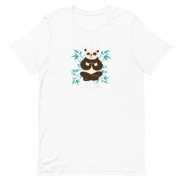 unisex-staple-t-shirt-white-front-6a182f07661b9.jpg Stay Calm T-Shirt