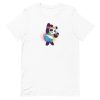 unisex-staple-t-shirt-white-front-6a183017445c9.jpg Zumba Panda T-Shirt