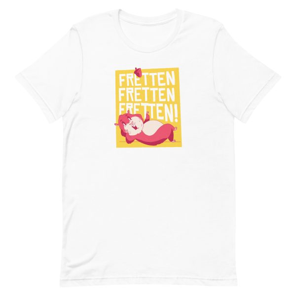 unisex-staple-t-shirt-white-front-6a183078afeb1.jpg Fretten Hamster T-Shirt