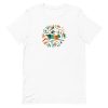 unisex-staple-t-shirt-white-front-6a1834986c6ac.jpg Floral Rabbit T-Shirt