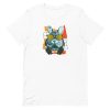 unisex-staple-t-shirt-white-front-6a1840c223624.jpg Cool Rabbit With Sunglasses T-Shirt