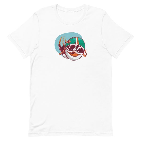 unisex-staple-t-shirt-white-front-6a1843400f9ba.jpg Penguin Pilot T-Shirt