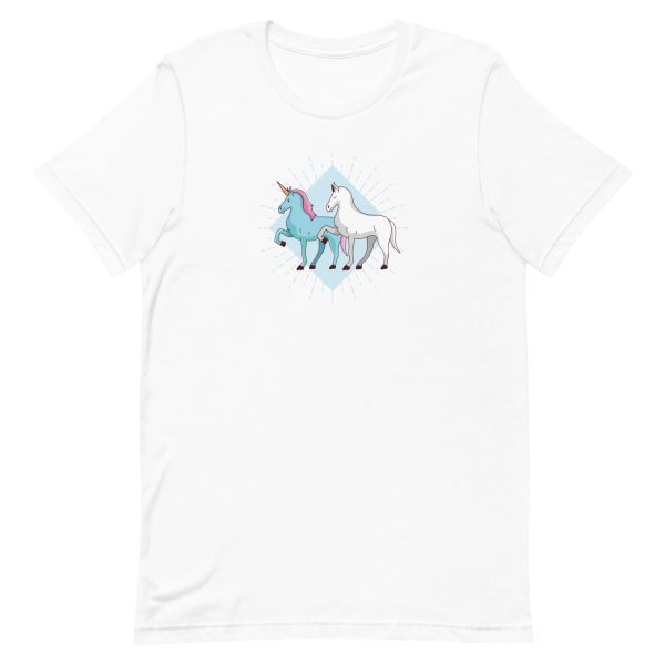 unisex-staple-t-shirt-white-front-6a18452db8084.jpg Unicorn and Horsea T-Shirt