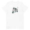 unisex-staple-t-shirt-white-front-6a1847df899c8.jpg Panda Taxi T-Shirt
