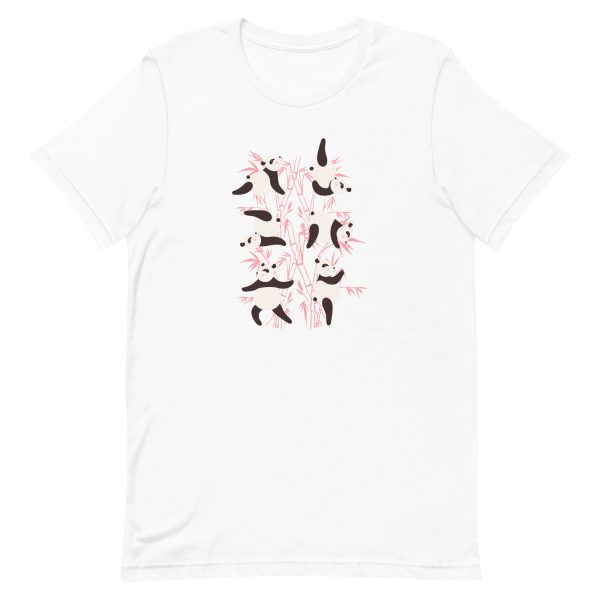 unisex-staple-t-shirt-white-front-6a184834e8ed8.jpg Panda Yoga T-Shirt