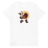 unisex-staple-t-shirt-white-front-6a184881a9611.jpg Panda Playing Accordion T-Shirt