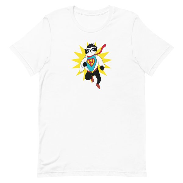 unisex-staple-t-shirt-white-front-6a18491ebd623.jpg Super Panda T-Shirt