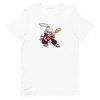 unisex-staple-t-shirt-white-front-6a184c431f2db.jpg Samurai Guitarist Rabbit T-Shirt