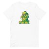 unisex-staple-t-shirt-white-front-6a184cd48c982.jpg Gangster Rabbit T-Shirt