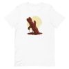 unisex-staple-t-shirt-white-front-6a18ec6e71f48.jpg Chocolate Easter Bunny T-Shirt