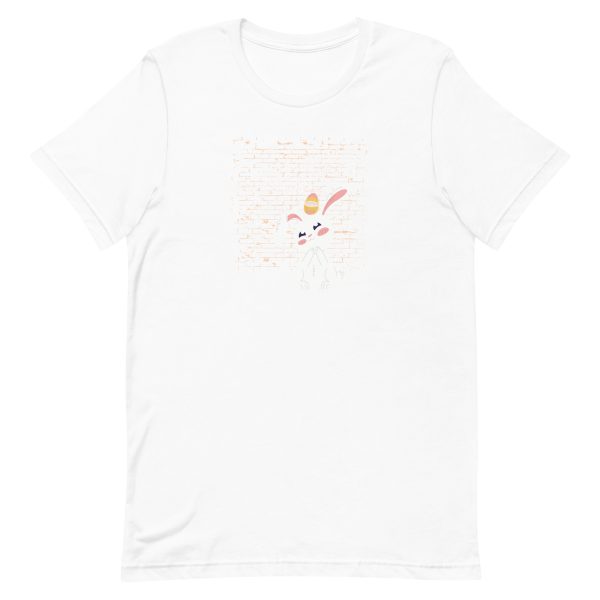 unisex-staple-t-shirt-white-front-6a18f83e84d2f.jpg Some Bunny Loves Me T-Shirt