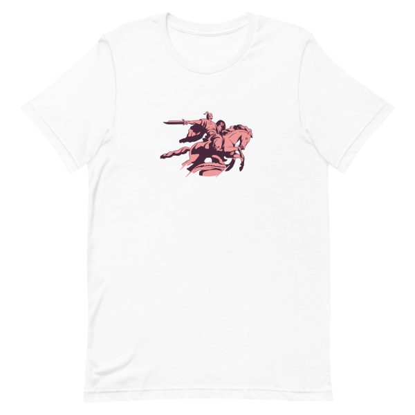 unisex-staple-t-shirt-white-front-6a18fa539c973.jpg Barbarian Warrior T-Shirt