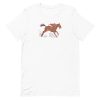 unisex-staple-t-shirt-white-front-6a18fbf54df38.jpg Horseback Riding T-Shirt