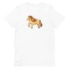 unisex-staple-t-shirt-white-front-6a18fd61bd647.jpg Cute Shetland Pony T-Shirt