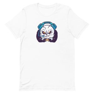 unisex-staple-t-shirt-white-front-6a191e4abbd8d.jpg Gamer Panda T-Shirt