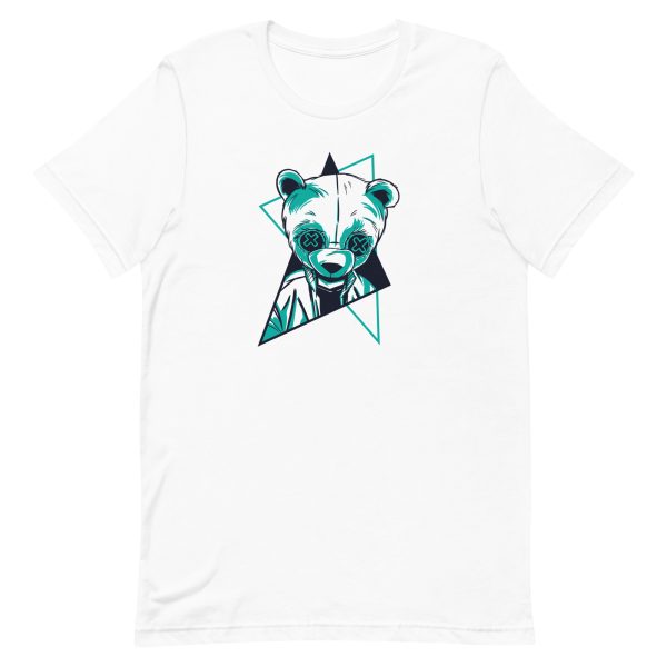 unisex-staple-t-shirt-white-front-6a191eaf3e442.jpg Neon Panda T-Shirt