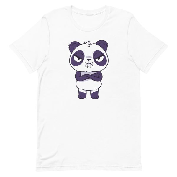 unisex-staple-t-shirt-white-front-6a191ef926c91.jpg Angry Panda T-Shirt