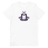 unisex-staple-t-shirt-white-front-6a191f4930cd1.jpg Panda Meditating T-Shirt