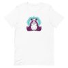 unisex-staple-t-shirt-white-front-6a192108cde55.jpg Panda Meditation T-Shirt