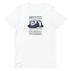 unisex-staple-t-shirt-white-front-6a195311087a4.jpg Napping Panda T-Shirt