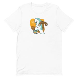 unisex-staple-t-shirt-white-front-6a1958deedce4.jpg Polar Bear Paint T-Shirt