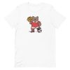 unisex-staple-t-shirt-white-front-6a195e8916554.jpg Football Bear T-Shirt
