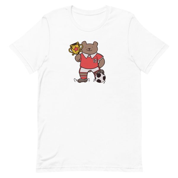 unisex-staple-t-shirt-white-front-6a195e8916554.jpg Football Bear T-Shirt