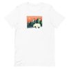 unisex-staple-t-shirt-white-front-6a195f1cbc701.jpg Polar Bear Landscape T-Shirt