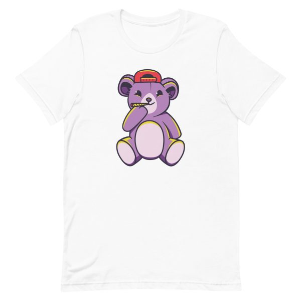 unisex-staple-t-shirt-white-front-6a19622914afe.jpg Teddy Bear Joint T-Shirt